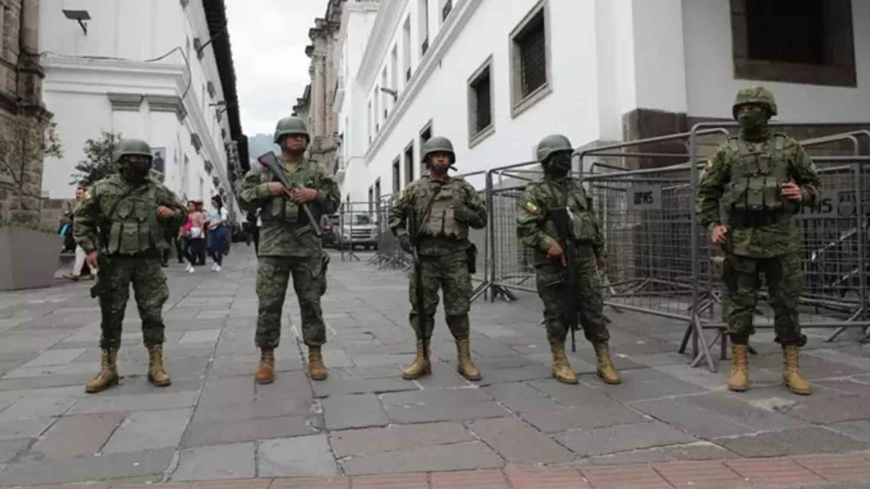 Militares de Ecuador en una imagen de archivo.