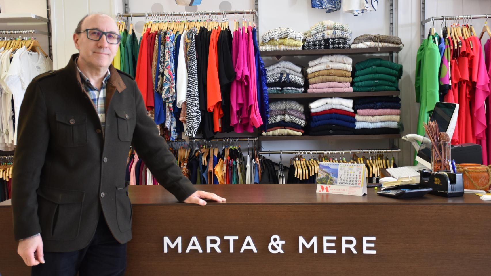 Jesús Herreras Revuelta, gerente de la empresa de moda Marta & Mere