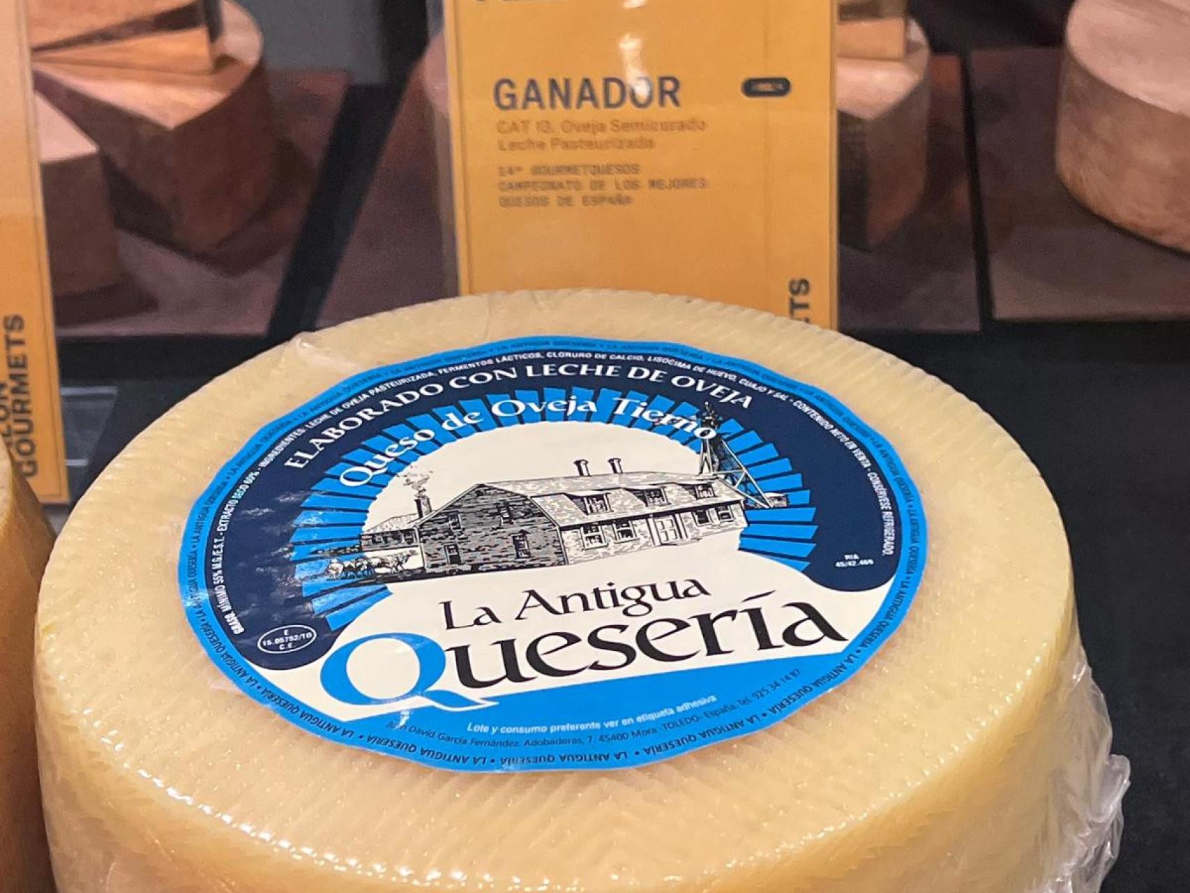Primer premio en la categoría ‘Queso de oveja semicurado leche pasteurizada’