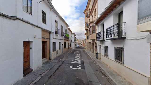 Calle Mayor del Villar de  Ocaña (Toledo). Foto: Google Maps.