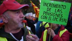 Una manifestación organizada por el Movimiento de Pensionistas a fines de 2023