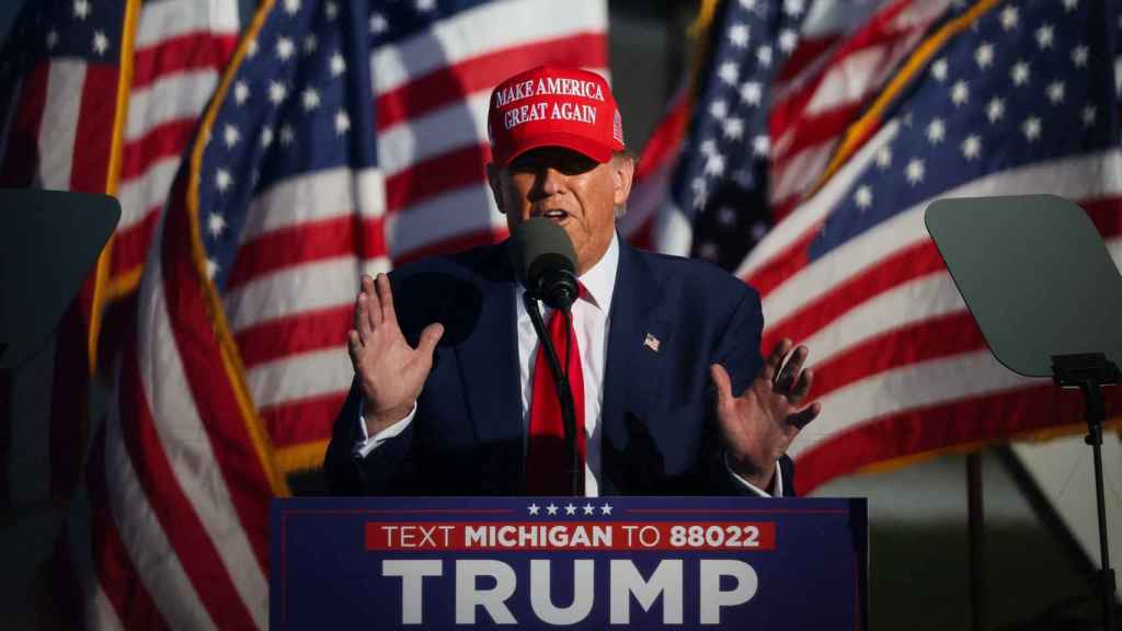Donald Trump, durante un acto de campaña en Waukesha, en el estado de Wisconsin.