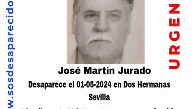 José Martín Jurado, el hombre con alzhéimer desaparecido en Dos Hermanas.