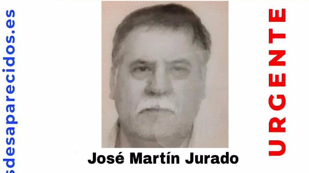 José Martín Jurado, el hombre con alzhéimer desaparecido en Dos Hermanas.