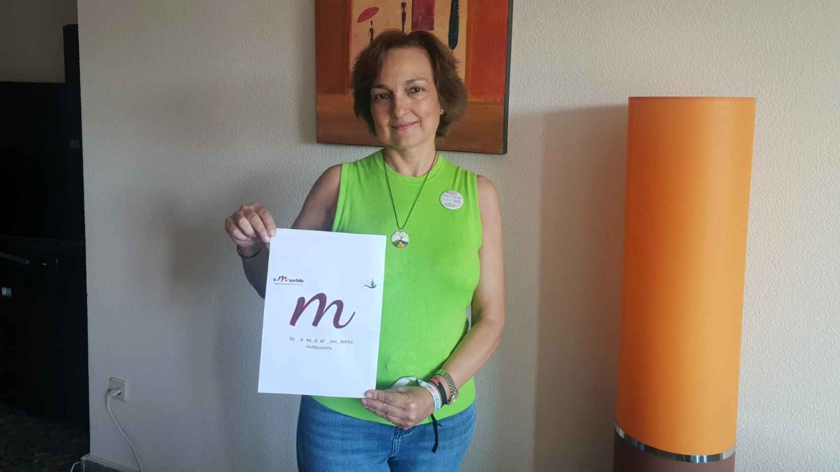 Amparo Medina, paciente de cáncer de mama metastásico. EE