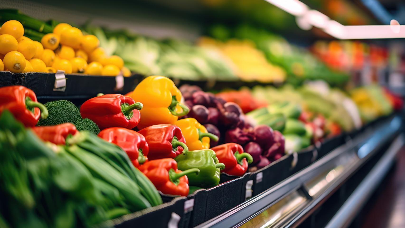 Imagen de frutas y verduras.