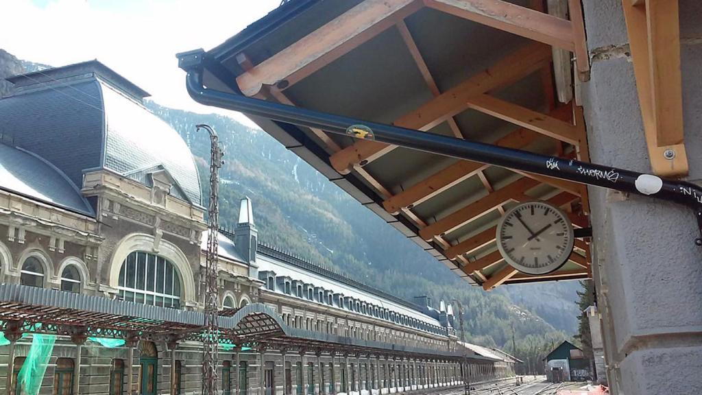 La Estación Internacional de Ferrocarril de Canfranc.