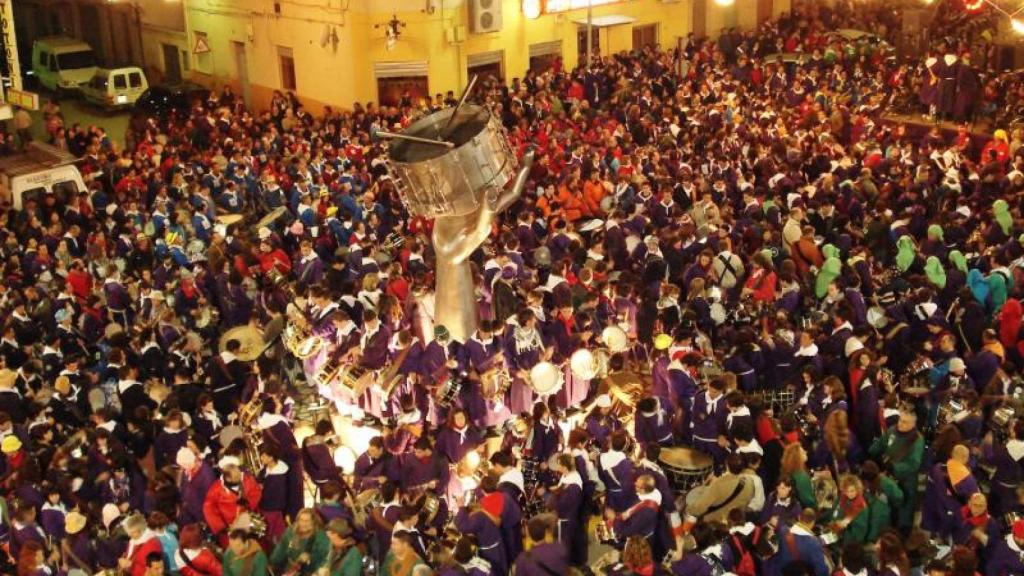 Tamborada de Tobarra (Albacete). Foto: Cultura CLM.