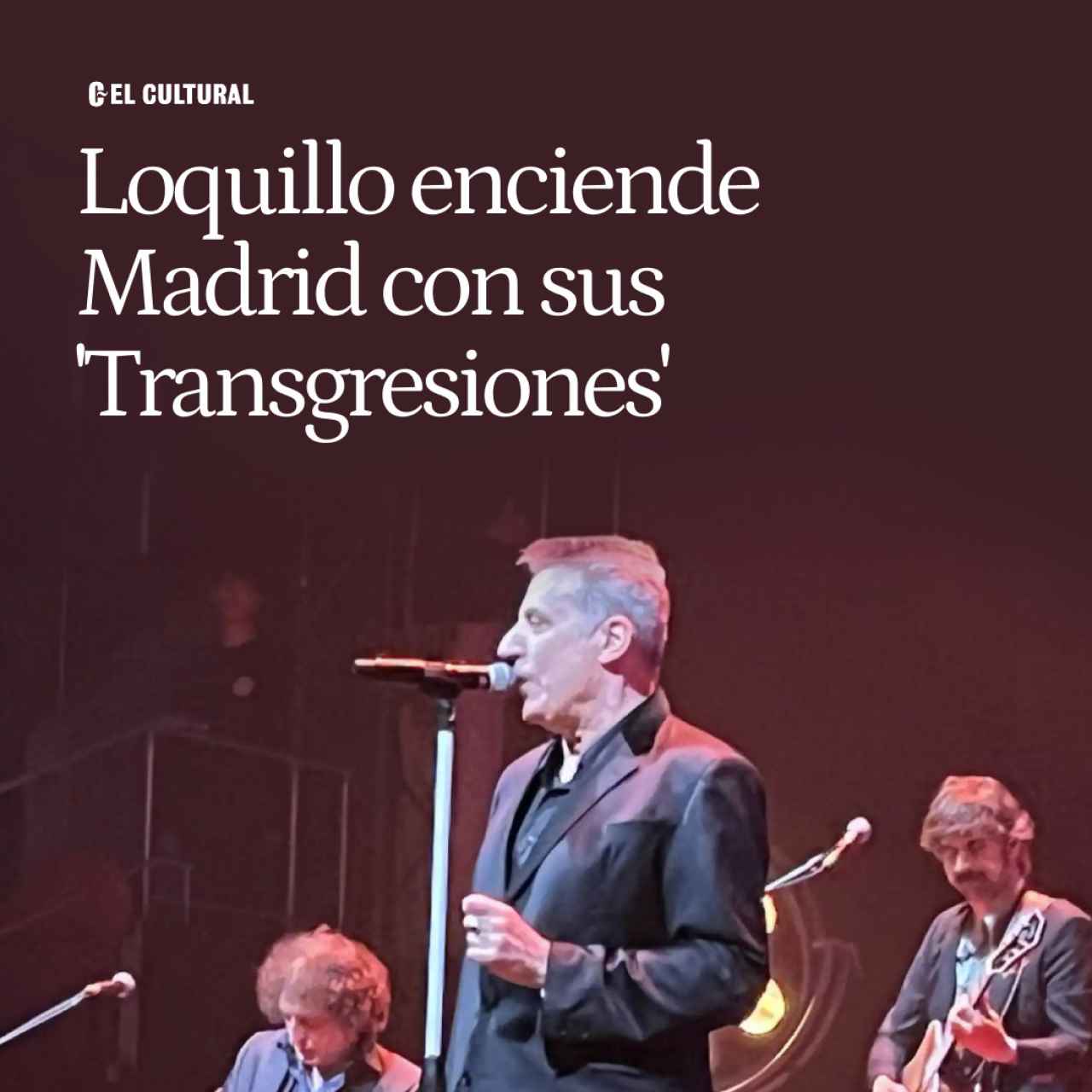 Loquillo desata el Dos de Mayo en Madrid con sus 'Transgresiones'