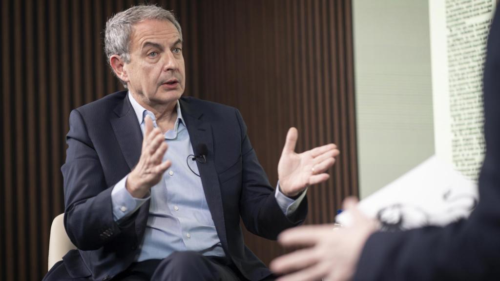 José Luis Rodríguez Zapatero, en un momento de la entrevista con Pedro J. Ramírez.