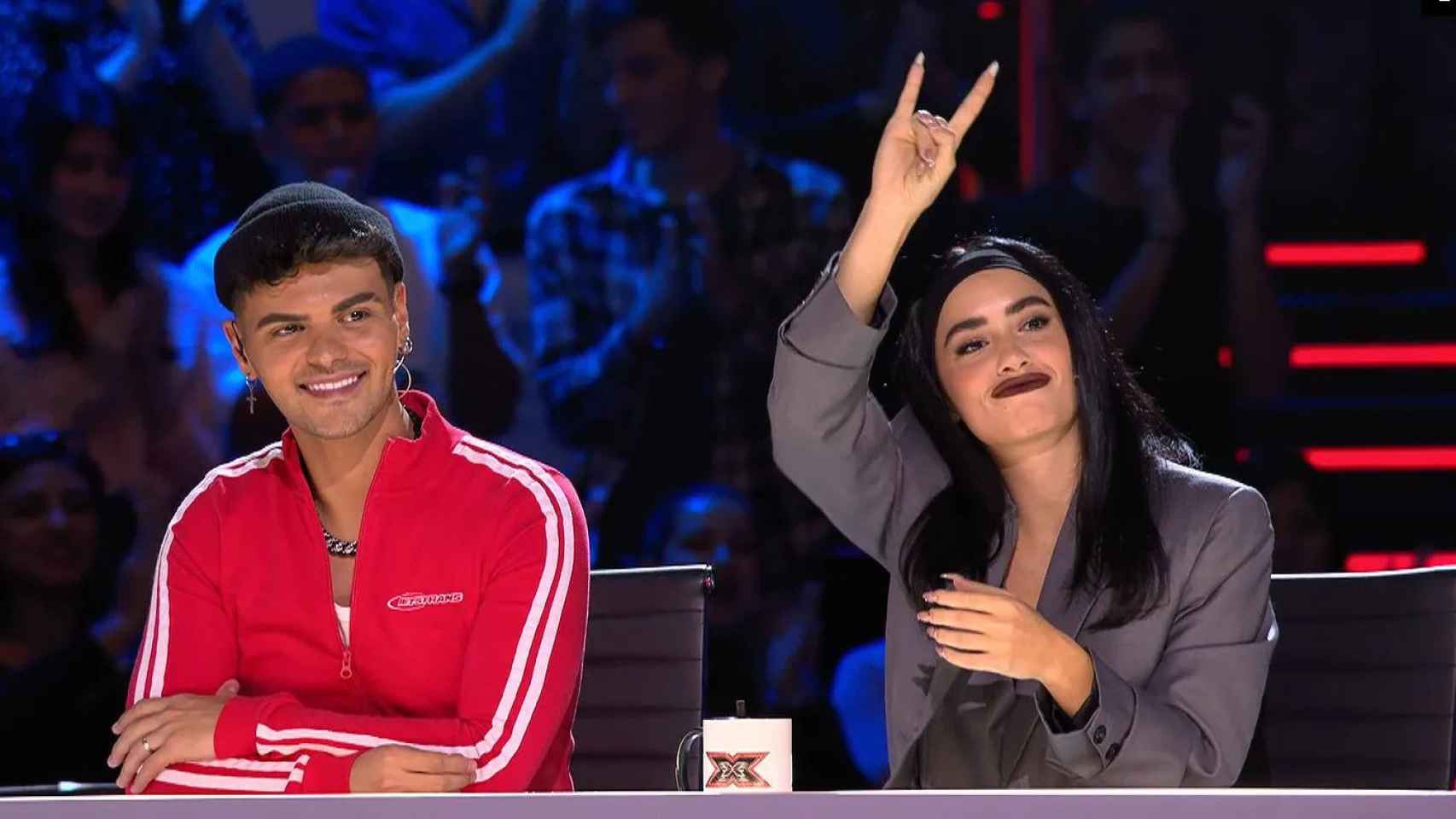 Abraham Mateo y Lali Espósito en 'Factor X'.