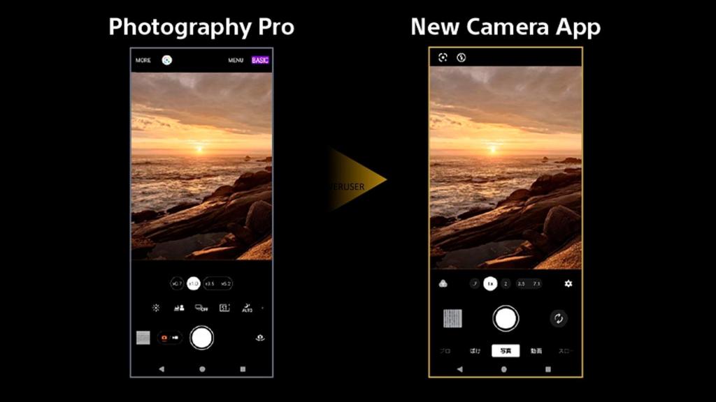 La nueva app de cámara de Sony