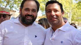 Paco Núñez, a la izquierda, y Santiago Sánchez, a la derecha, en una imagen de archivo cedida por el PP.
