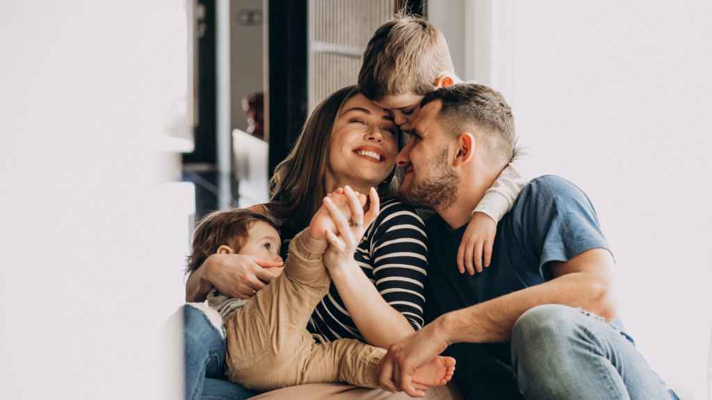 Familia feliz.