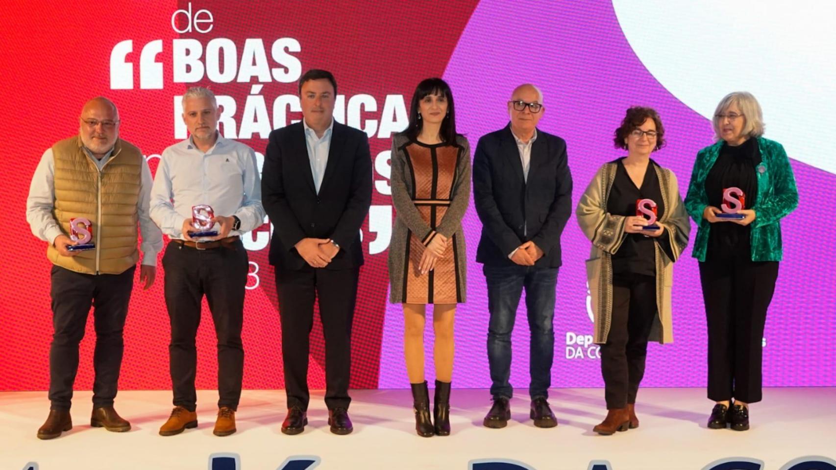 Premiados por la Diputación de A Coruña.