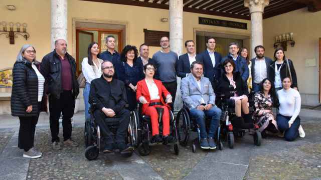Foto de familia en la presentación del Día Nacional de la Convención Internacional sobre los derechos de las Personas con Discapacidad