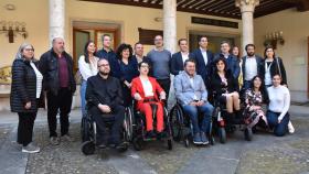 Foto de familia en la presentación del Día Nacional de la Convención Internacional sobre los derechos de las Personas con Discapacidad