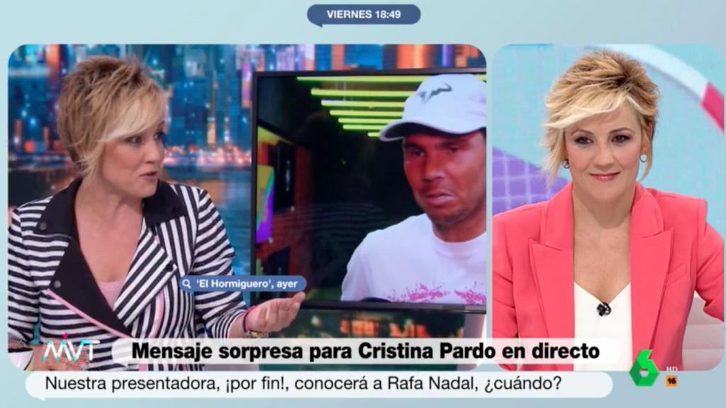 Cristina Pardo en 'Más Vale Tarde'.