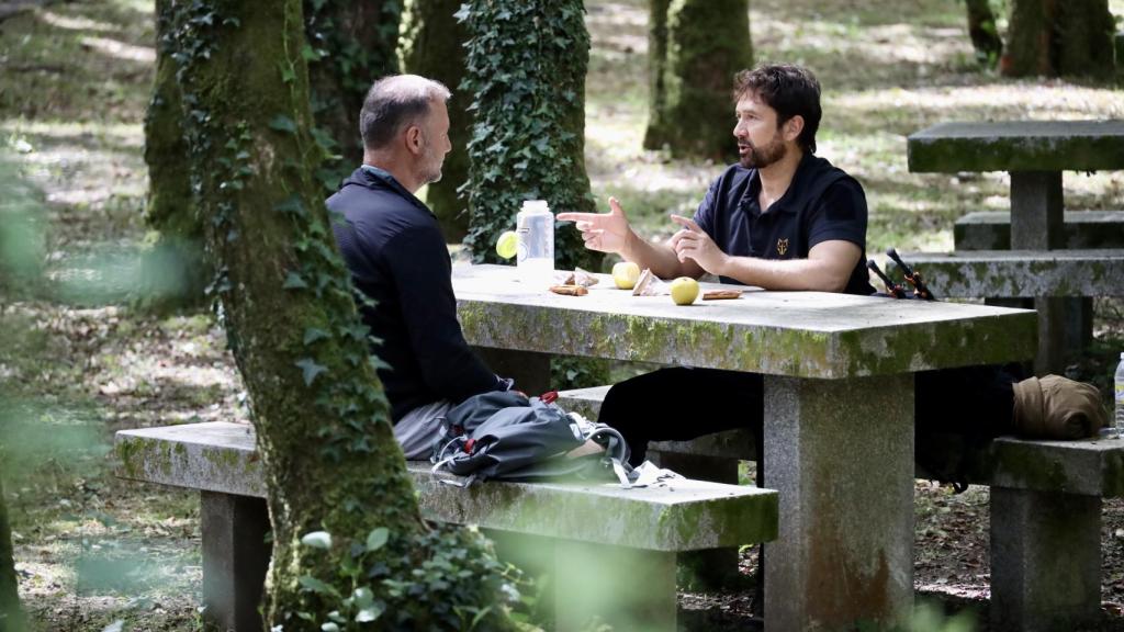 Pedro García Aguado y Miguel Ángel Tobías en 'El camino interior'.