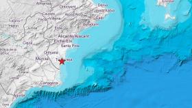 Localización del seísmo. Instituto Geográfico Nacional (IGN)