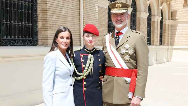 Felipe VI, Letizia y la princesa Leonor este 4 de mayo.