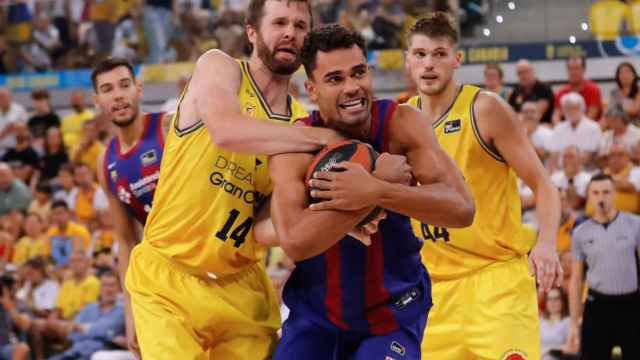 Partido de Liga Endesa entre el Gran Canaria y el Barça de basket