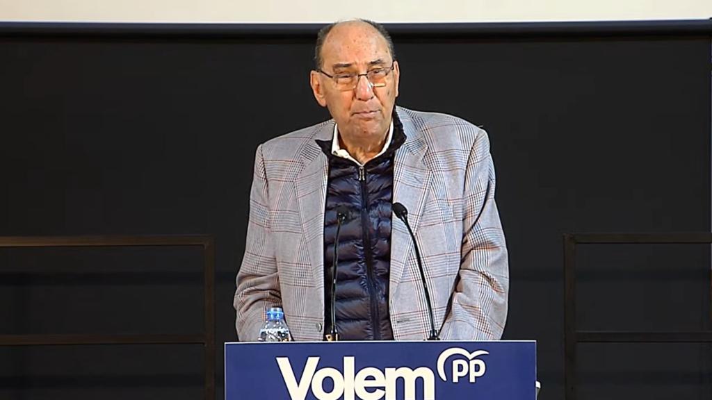 Vidal-Quadras, este sábado en un mitin del PP catalán.