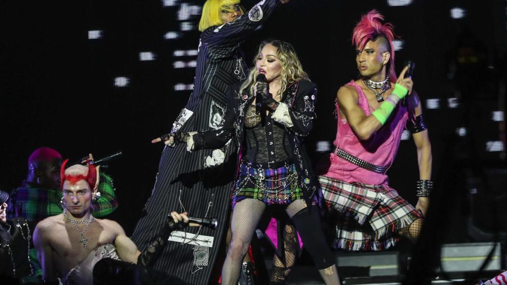 Madonna  en Río de Janeiro. Foto: EFE/ André Coelho