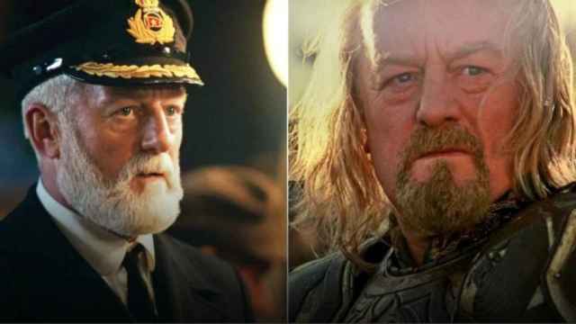 Actor Bernad Hill en 'Titanic' y el  'El Señor de los Anillos'.