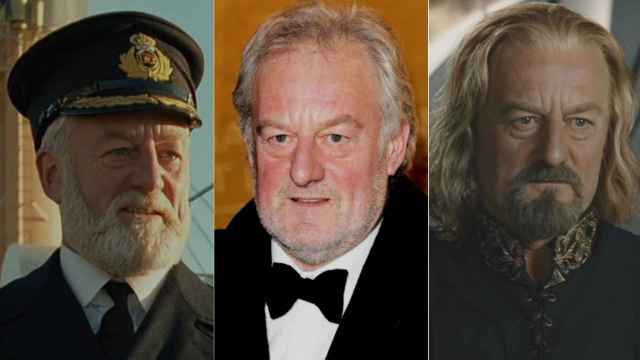 Montaje de Bernard Hill en 'Titanic' y en 'El Señor de los Anillos'.