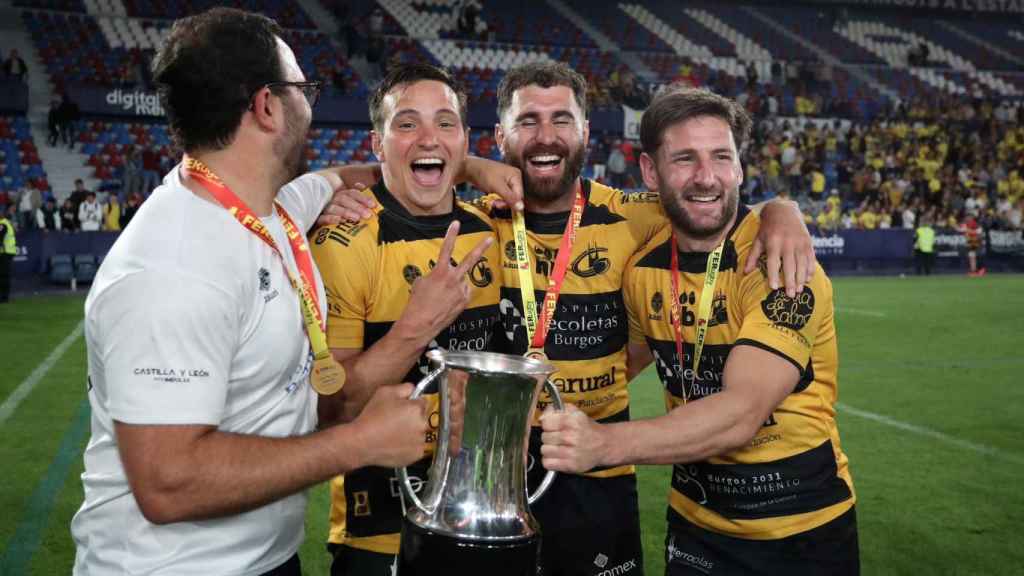 El Aparejadores Rugby Burgos consigue la Copa del Rey