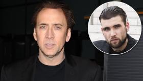 Nicolas Cage y su hijo, Weston, en un fotomontaje de Jaleos.