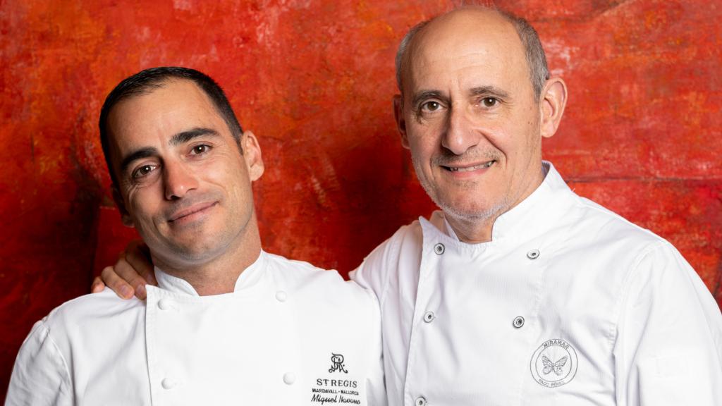 Los chefs Miguel Navarro y Paco Pérez han sido los encargados de inaugurar The Luminary Set.