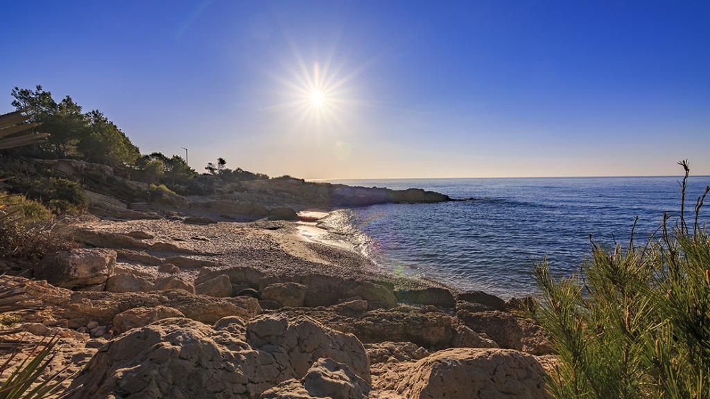 Cala Blanca, en Alcossebre. Ayuntamiento Alcossebre