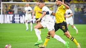 Mbappé, contra el Borussia Dortmund en la Champions League