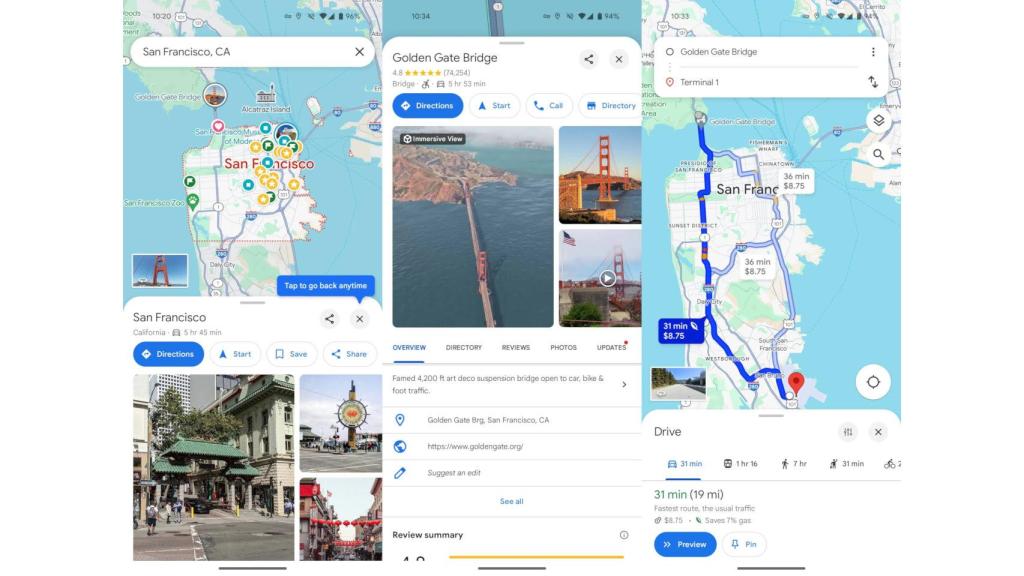 Nuevo diseño de Google Maps para Android