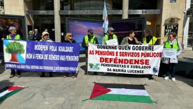 Concentración en la zona del Obelisco