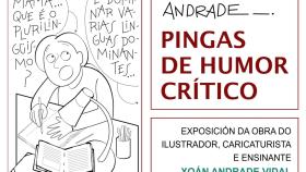 ‘As Pingas de humor crítico’, de Xoán Andrade, en Fene (A Coruña) durante el mes de mayo