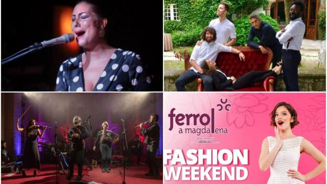 Estos son algunos de los conciertos y eventos que se celebrarán en Ferrol en el mes de mayo