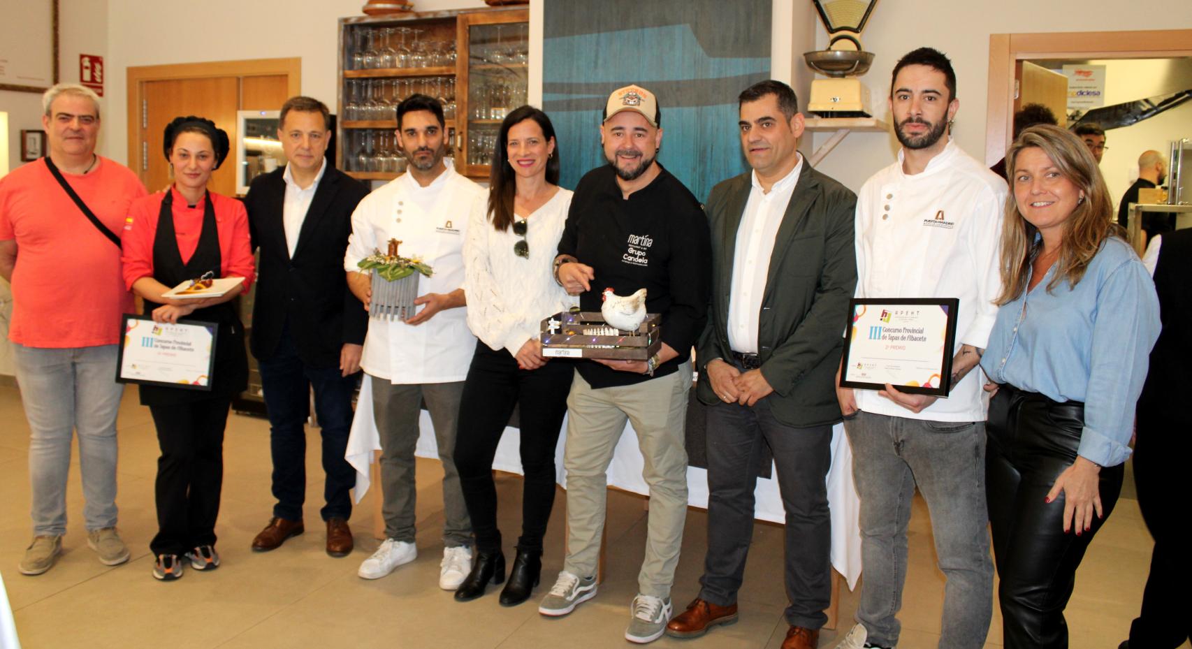 Ganadores del Concurso Provincial de Tapas 2024 de Albacete.