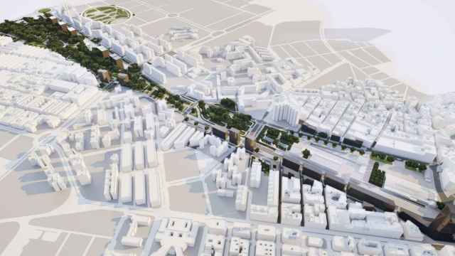Imagen virtual del futuro Parque Central de Alicante.