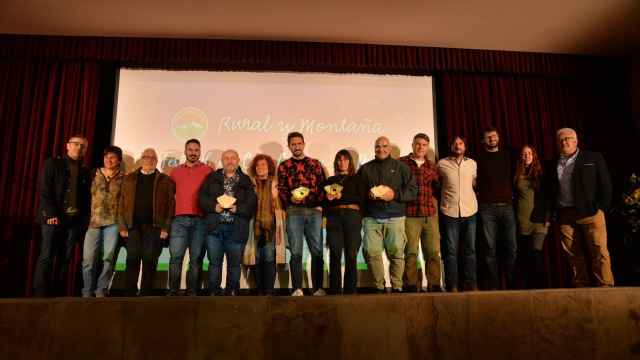 Participantes del I Festival de Cine Rural y de Montaña de Cervera de Pisuerga