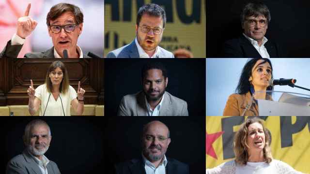 Candidatos en las elecciones catalanas del 12 de mayo de 2024.