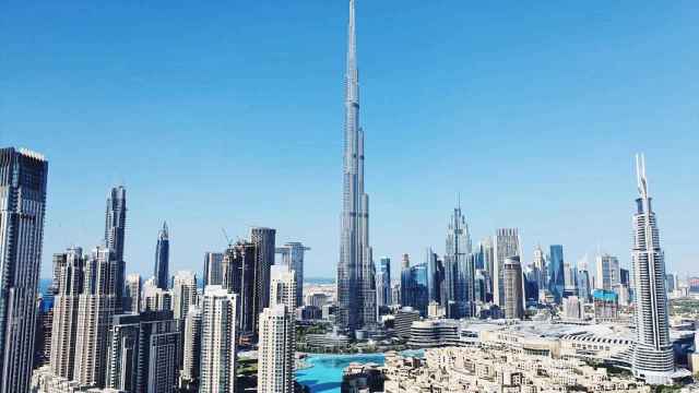 Imagen de los rascacielos de la ciudad de Dubái.