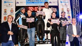 El podo del 33º Rally de Gibralfaro junto a las autoridades