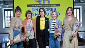 De izquierda a derecha: Andrea Ros, Ana de Miguel, Laura Baena, Aina Calvo y Nuria Labari.
