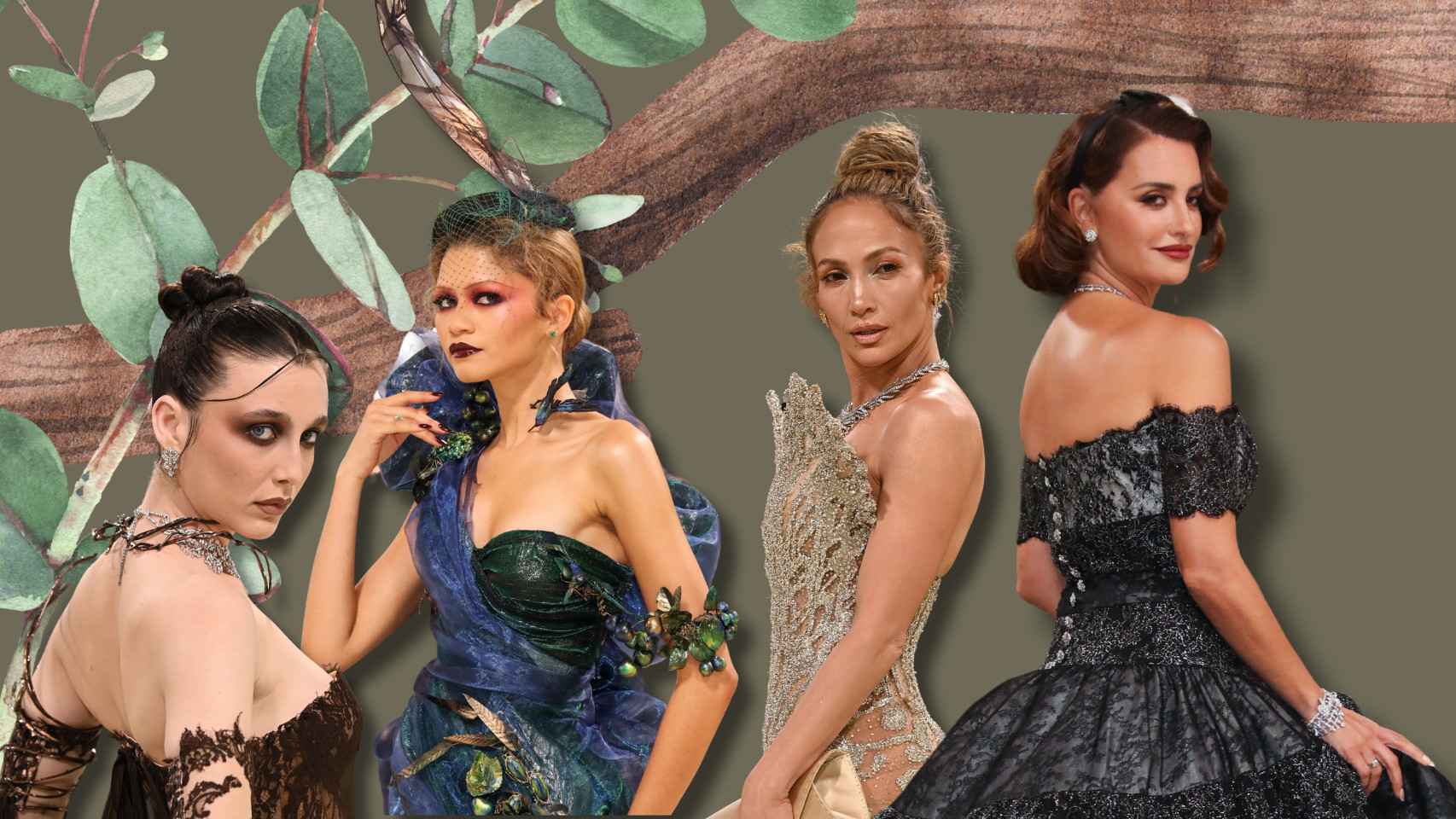 Los looks de belleza más conseguidos de las celebrities en la Met Gala con la temática de 'Bellas Durmientes'.