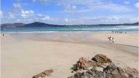 Playa de San Jorge, en Ferrol