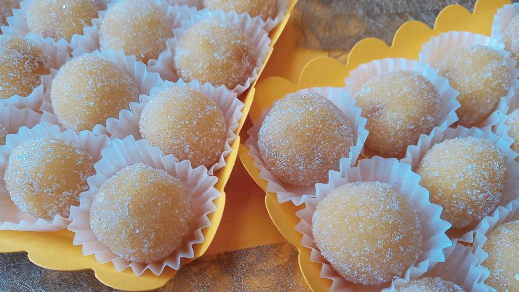 Mazapanes de naranja de las monjas Jerónimas de Constantina.