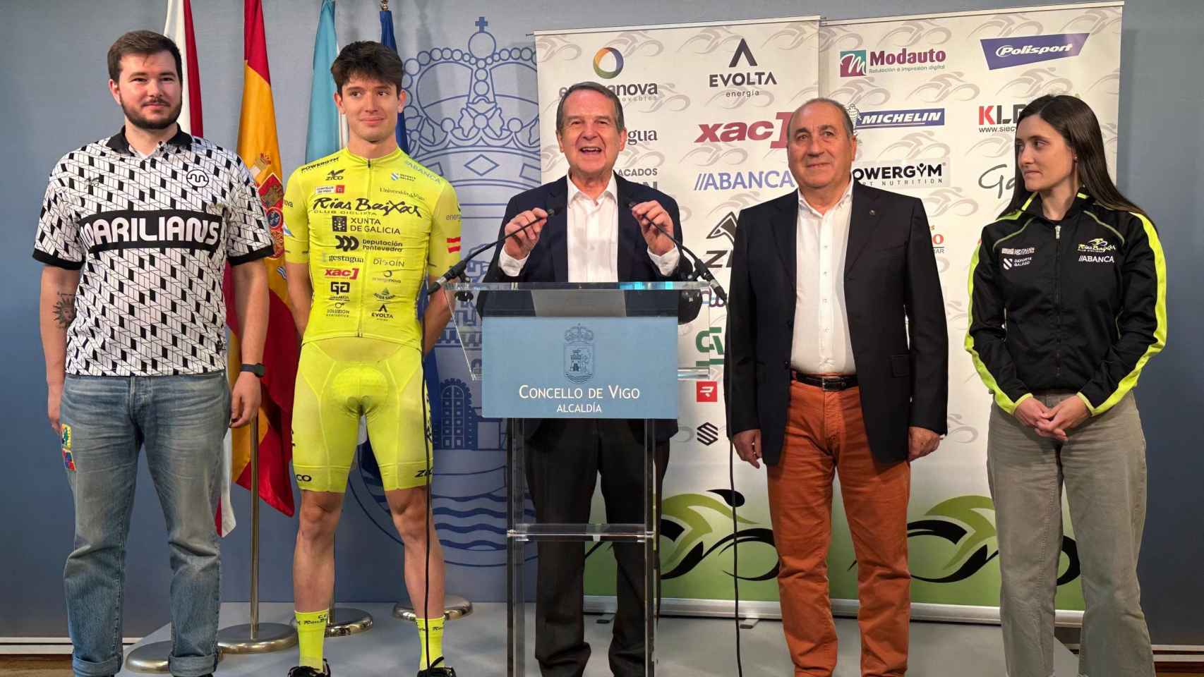 Presentación de la Copa Vigo de Ciclismo.